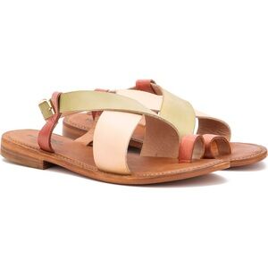 Vintage Foundry Co. Berlynn Sandals Size 9 Colorful Leather Strap Sandal